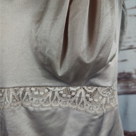 Ruby Ribbon Lace Full Support Cami Beige 44 - Picture 5 of 10